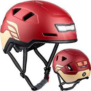 XNITO Bike Helmet with LED Lights - Urban Bicycle Helmet for Adults, Men & Women - CPSC & NTA-8776 Dual Certified - Class 3 E-Bikes, Scooters, Onewheel, Commuter, Mountain