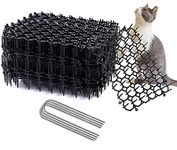 12pcs 15.5cm*20cm Cat Deterrent Mat with Spikes Anti Cat Scat,Prickle Strip Dig Stopper Mats, Cat Scat Mat Mats for Indoor Outdoor Garden