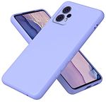 SEAHAI Case for Motorola Moto G13 / Moto G23, Ultra Slim Shockproof Liquid Silicone Phone Cover with Soft Anti-Scratch Microfiber Lining, Silky-Soft Touch Full-Body Protective Case - Purple