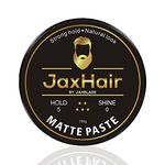 JaxHair Matte Hair Paste for men | Hair Styling Paste | All Day Strong Hold | Texturizing | Molding Paste | Matte Finish Natural Look | No flakes | Hair cement | Firm Hold No-Shine | Dry paste | For all hair types | Reshape, Restyle (100g 3.5oz)