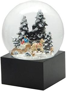 Minium Collection 20121 Nieve Bola de Navidad Estado de ánimo Trineo Árbol de Navidad Obtener en pedestal negro, Pure Line, diámetro 100mm