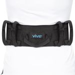 VIVE Transfer Belt With Handles by Vive - Medical Nursing Safety Gait Assist Device - Bariatrics Pediatric Elderly Occupational & Physical Therapy - Long Gate Strap Quick Release Metal Buckle - 55 Inch