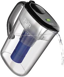 PUR Plus 7-Cup Water Filter Pitcher with 1 Genuine PUR Plus Filter, 7-Cup Capacity, Smoke (PPT710BA)