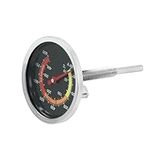 6CM BBQ Temperature Gauge Grill Oven Smoker for Cuisinart, Coleman, Master Chef, Weber, Nexen, Pit Boss and More Grills, Stainless Steel Temp Gauge Thermometer Replacement