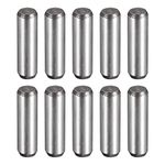 sourcing map 1/4-Inch x 7/8-Inch Dowel Pins, Heat Treated Alloy Steel for Extra Hardness, Bright Finish and Accurate Alignment 10pcs