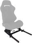 Dardoo Racing Rear Seat Frame Expand into Racing Simulator Cockpit Stable Fits Most Racing Seats Support DIY Drilling, Gaming Chair Accessories