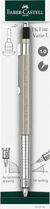 Faber-Castell 135940 - Matita meccanica TK-Fine Vario L 1,0 mm, Oro Champagne, mina con meccanismo morbido/duro