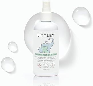 Littley Pacifier & Teether Cleaner | Alcohol‑Free HOCl Spray for Baby Pacifiers, Teethers, Bottles & High‑Touch Toys | Fragrance‑Free | Portable Travel Size |  8 oz