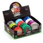 12ct Display - Chong’s Choice 3-Piece 63mm Acrylic Grinders + Beamer Smoke Sticker