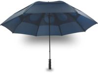 GustBuster Pro Series Extra Large Golf Umbrella Windproof 62-Inch (Navy)