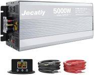 5000 Watt Pure Sine Wave Power Inverter DC 48V to 110V AC Converter with 2 AC Charger Outlets,5V 500mA USB Charging Ports,Car Solar Power Inverters with LCD Display for Home RV Truck