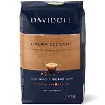 Davidoff Crema Elegant Harmonious & Aromatic Whole Beans Coffee - 6/12 Intensity - 100% Arabica - 500G