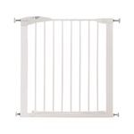 Munchkin Stair Gate Maxi Secure Toddler & Baby Gate 76-82cm extends up to 117cm with separately sold extensions | Pressure Fit Baby Safety & Dog Gate for Doorways | No-Screw Install Child Gate, White