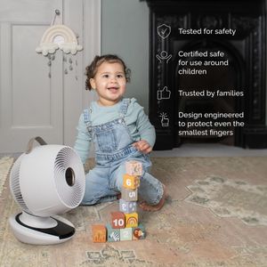 Meaco MeacoFan 1056 Air Circulator – Quiet Oscillating Desk Fan with Remote