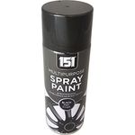 Wilsons Direct 151 Multi Purpose Spray Paint 400ml Black Matt