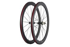 Superteam Carbon Fiber Road Bike Wheels 50mm Clincher Wheelset 700c Racing Bike Wheel (Shimano Body)