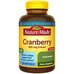 Nature Made Super Strength Cranberry Plus Vitamin C Supplement, 120 Count