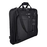 ZEGUR Premium Suit Garment Bag Carry On - Hangs 4 Suits - Travel & Business with Shoulder Strap and Laptop Compartment