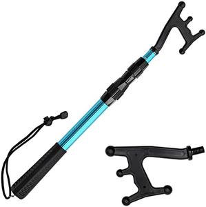 SAN LIKE Boat Hook,Telescopic Boat Hook Push Pole Aluminum &Lightweight with Floating Hand Grips for Docking Extend to 43inch