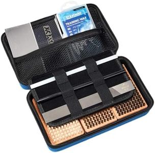 XCMAN Oxford 1680D Ski and Snowboard Waxing and Tuning Kit with Wax Brush Bag for Traveling and Storage (Bag with Tuning Tools)2019 Version