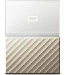 WD My Passport Ultra 4 TB Portable Hard Drive - White/Gold