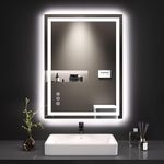 LOAAO 24X32 LED Bathroom Mirror wit