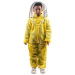 bee Beekeeper Beekeeping Suit for Kids Children Full Body protection-130~150cm Size Yellow