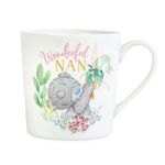 Me to You Tatty Teddy 'Wonderful Nan' Boxed Ceramic Mug - Official Mother's Day Collection, Light Grayish