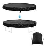 Trampoline Cover, 12 Ft Round Trampoline Rain Snow Sun Shade Protective Cover Oxford Cloth Tear-Resistant Outdoor Yard Playground Winter Trampoline Canopy Weather Cover, Easy to Install