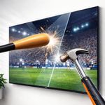 TV Screen Protector The Screen Protector Heavy-Duty Ultra Clear, Impact & Scratch Resistant – Premium Protection for LED, LCD, OLED & QLED TVs 3mm (48-52" (122.5cm x 74cm))