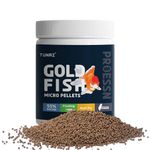 Tunai Gold Fish Food with 55% Protein Rich Premium Food| 100g,1MM Pellets | Exclusive Taiwan Formula for Gold Fish Food