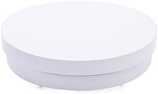 Falling in Art 8" Painting Turn Table - Sculpting Wheel for Pottery, Wood Banding Wheel, Round Wooden Base for Craft Spraying, Pouring, Model Construction, Artwork Display