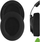 Geekria Comfort Mesh Fabric Replacement Ear Pads for Philips SHP9500, SHP9500S Headphones Ear Cushions, Headset Earpads, Ear Cups Cover Repair Parts (Black)