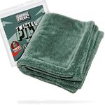 Garage Freaks Car Drying Towel - Twisted Pile Towel - 1 x XXL Microfibre Cloth Large 50 x 80 cm, 1500 GSM - Towel for Effective and Gentle Drying