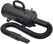 Gravitis 4.2HP Stepless Speed Dog Cat Pet Grooming Hair Dryer Hairdryer Blaster Blower (Black)