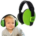 Friday 7Care Baby Headphones - Baby Ear Protection | Baby Noise Cancelling Headphones for Ages 0-24 Months, Green