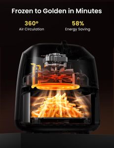 Midea 2L Compact Air Fryer – Black