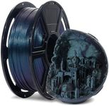 FLASHFORGE Rapid PLA Filament 1.75mm +/- 0.02mm Burnt Titanium, Max 500mm/s High Speed Printing, 3D Printer Filament 1kg(2.2lbs), Changing Colors with Light, Perfectly Hide The Layer Line