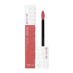 Maybelline New York Liquid Matte Lipstick, Long Lasting, 16hr Wear, Superstay Matte Ink, 175 Ringleader, 5ml