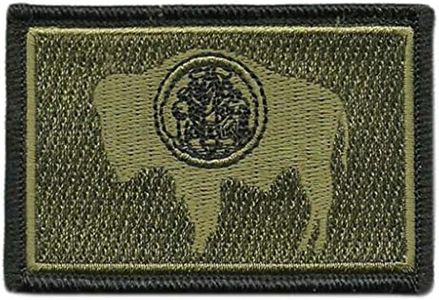 Gadsden and Culpeper Tactical State Patch - Wyoming (Olive Drab)