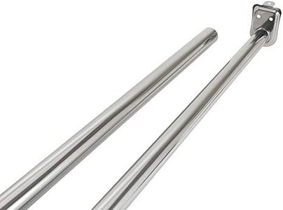 Adjustable Closet Rod, Steel 40 Inch to 72 Inch, Polished Chrome – Design House, 206052