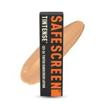 SAFESCREEN Tintense Buff IST-26 Tinted Mineral Sunscreen Lotion 40ml SPF 50+ | Even-Toned Coverage for Indian Skin | PA++++ & CW >375nm | 8-Hour Water Resistance | UV, HEVL & IR Protection | Lightweight, Non-Greasy & Makeup Compatible