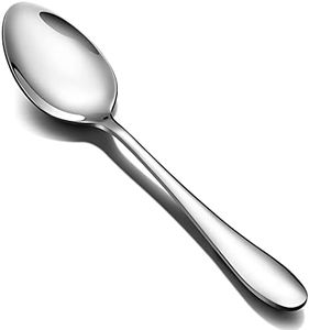 Aebeky 12-Piece Stainless Steel Dinner Spoon,Large Tablespoons,8-Inches (12-Piece)