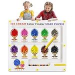 LOOIKOOS Magnetic Color Number Maze