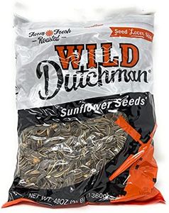 Wild Dutchman Sunflower Seeds, Non GMO, Low Salt Keto Friendly, Original Flavor - 3 Pound Resealable Bag