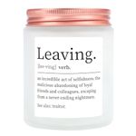 Coworker Leaving Candle Gifts, Funny Going Away Gifts for Coworker, Goodbye Gifts for Coworker, Farewell Gifts Retirement Gifts New Job Gifts for Women Men, Colleagues, Friends(8oz)