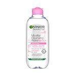 Garnier Micellar Cleansing Water, Gentle face Cleanser & Makeup Remover, Fragrance-Free, Vegan Formula, Suitable For All Skin Types, Even Sensitive, Skin Active, 400ml