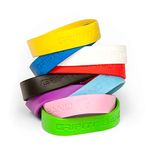 Grifiti Big-Ass Bands 4" 5 Pack For Books, Camera Lens, Art, Cooking, Wrapping, Exercise, MacBooks, Bag Wraps, Bungies Replacements, and Made with Silicone Instead of Rubber or Elastic in 5 Pack of Assorted Colors