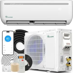 YITAHOME 18000 BTU Mini Split Air Conditioner Heat Pump System, Wifi Enabled 19 SEER2 208-230V Ductless AC Cool Up to 1250 Sq. Ft, Compatible with Alexa, Complete Installation Kit, White