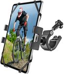 Bike Tablet Mount Holder [Ultra Stable] Motorcycle Tablet Mount for Electric Scooter, Mountain, Dirt Bike and Motorcycle - 360° Rotate Suitable for 4-13" Tablet iPad Pro 12.9, Air, Mini, Phone, Galaxy